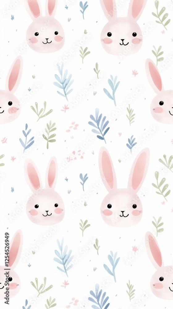 Bunny pattern backgrounds cartoon. Bunny pattern backgrounds cartoon.