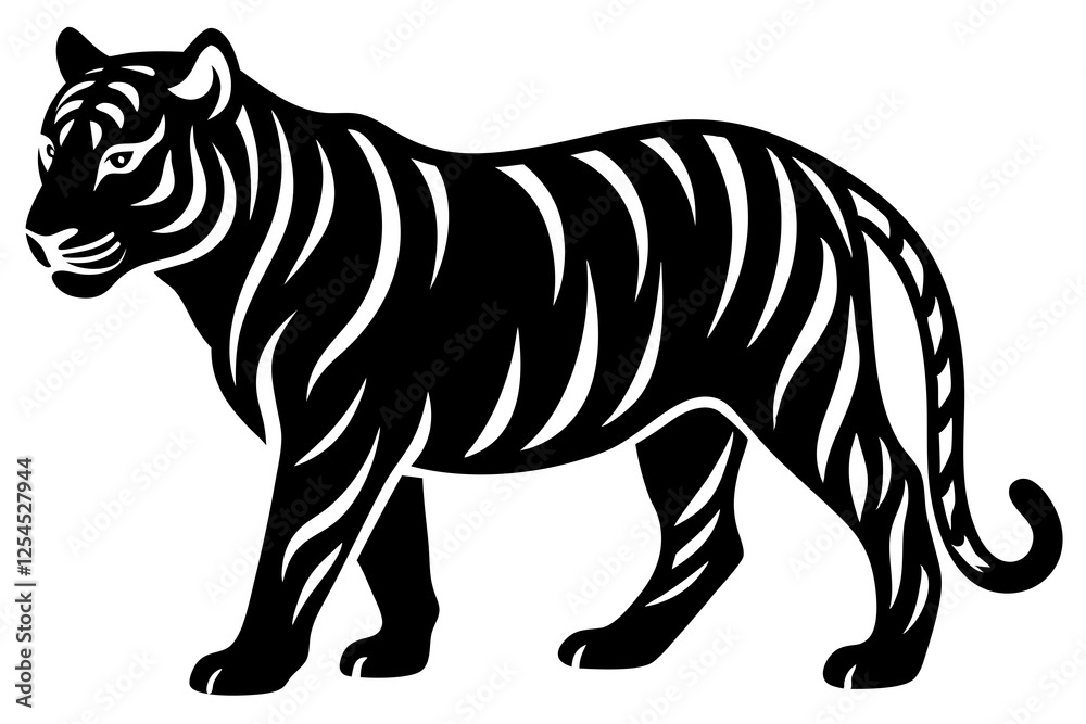 Fototapeta premium tiger vector illustration