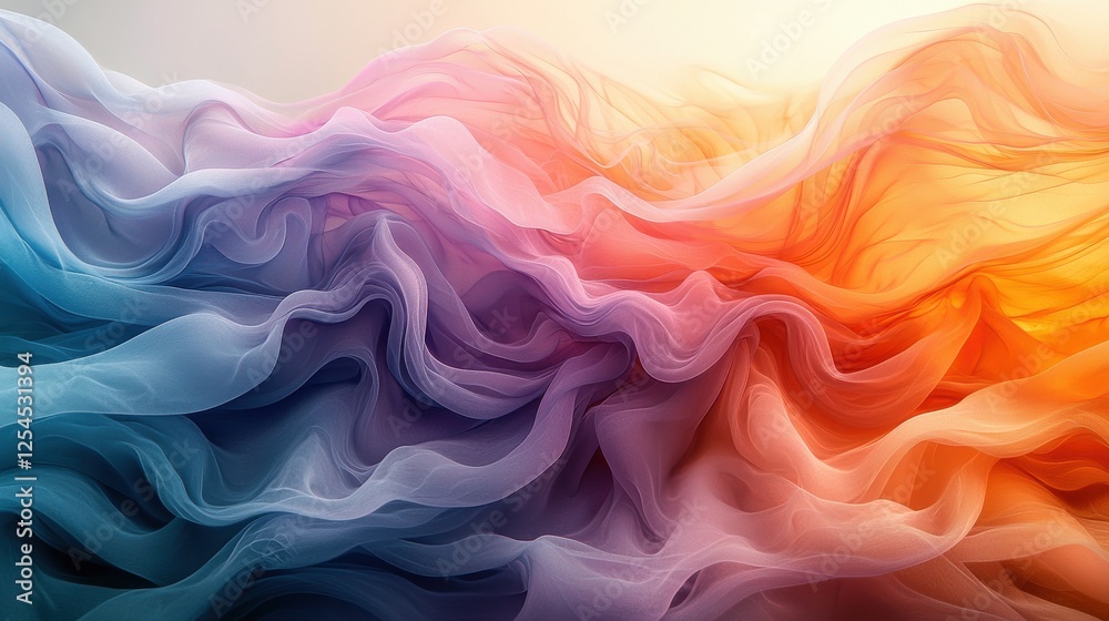 custom made wallpaper toronto digitalAbstract Flowing Fabric Design