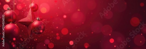 Rich burgundy tones envelop a festive atmosphere, abstract, rich burgundy
