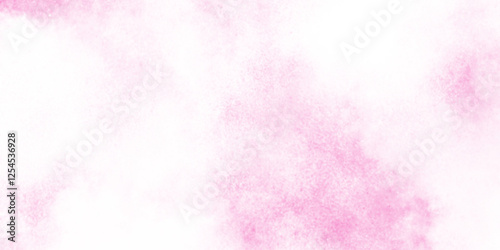 Pink rose tone abstract texture with cloudy stains, Stain artistic hand painted texture of pink, pastel hand painted watercolor of pink texture, White smoky watercolor painting on old paper texture.