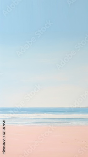 Minimal space summer beach outdoors horizon.