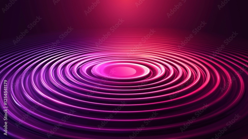 Abstract Design of Rippling Waves in Vibrant Purple and Pink Color Gradients with Gradual Layering Effect Abstract Design of Rippling Waves in Vibrant Purple and Pink Color Gradients with Gradual Layering Effect