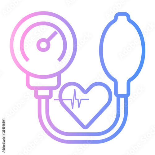 blood Line Gradient Icon