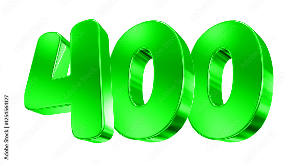 Green Number 400 Green Number 400