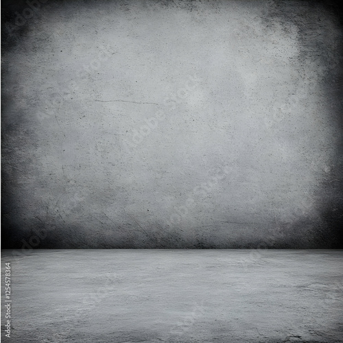 Grey Concrete Wall Background Illustration