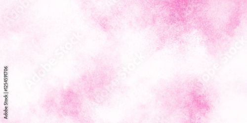 Pink rose tone abstract texture with cloudy stains, Stain artistic hand painted texture of pink, pastel hand painted watercolor of pink texture, White smoky watercolor painting on old paper texture.