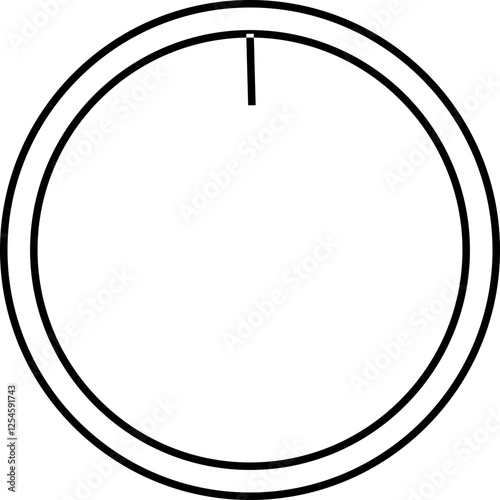 Round scale and controller volume level knob icon, analogue knobs level control isolated on transparent background, regulator, controller, adjustor, damper, rotating, turning, turn on off, rotative