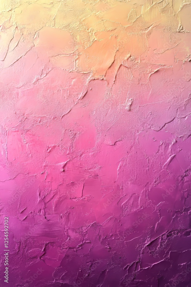 Obraz premium Soft Yellow-Pink Gradient with a Grainy Texture, Generative AI