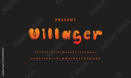 Colourful Graffiti Font, this font can be used for logos and it looks perfect for short phrases and taglines