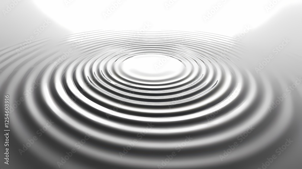 Abstract concentric circles in shades of gray and white creating a mesmerizing visual effect Abstract concentric circles in shades of gray and white creating a mesmerizing visual effect