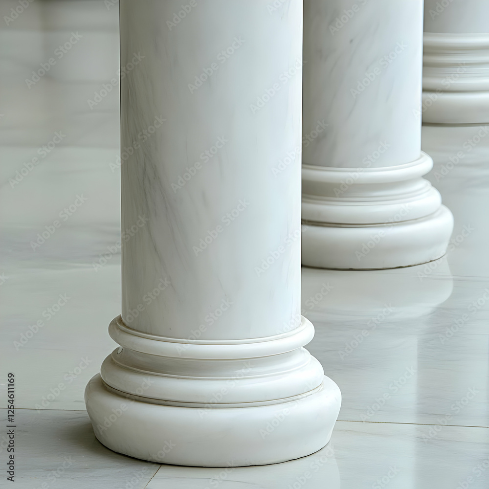 White Marble Columns Architectural Detail Photo White Marble Columns Architectural Detail Photo
