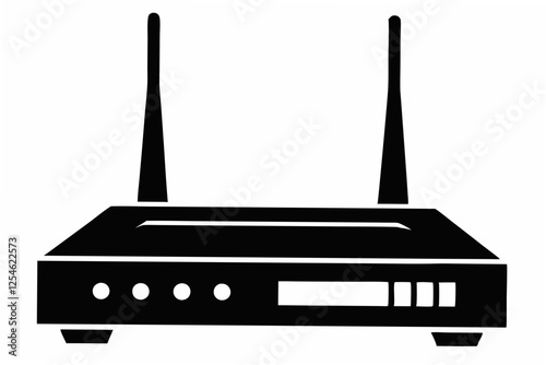 router  silhouette vector