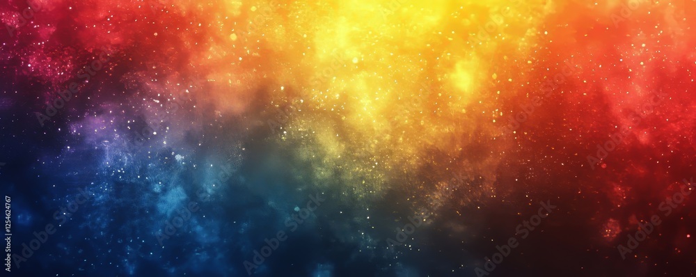 Naklejka premium Multicolored Gradient Light Background with a Grainy Texture, Generative AI