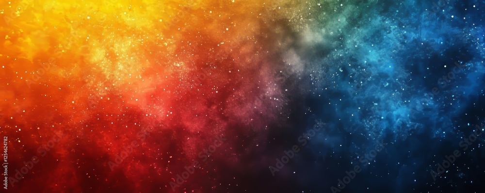 Naklejka premium Multicolored Gradient Light Background with a Grainy Texture, Generative AI