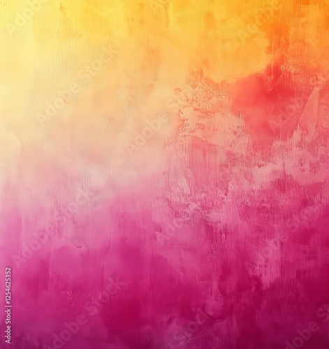 Wallpaper Mural Soft Yellow-Pink Gradient with a Grainy Texture, Generative AI Torontodigital.ca