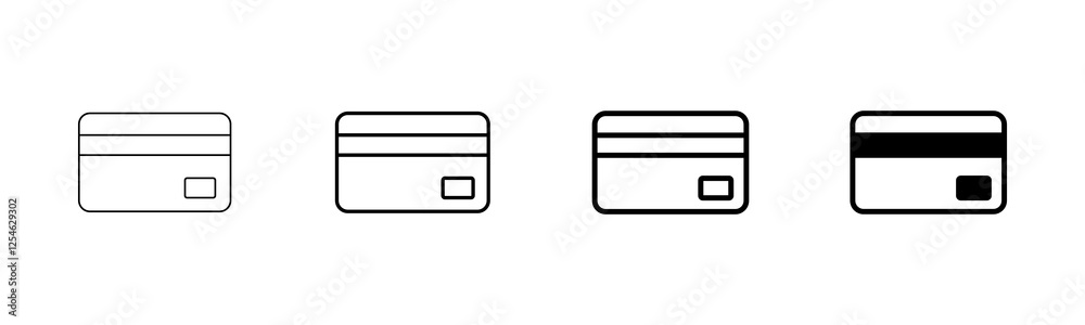 Credit card icon vector isolated on white background. Credit card payment icon vector Credit card icon vector isolated on white background. Credit card payment icon vector