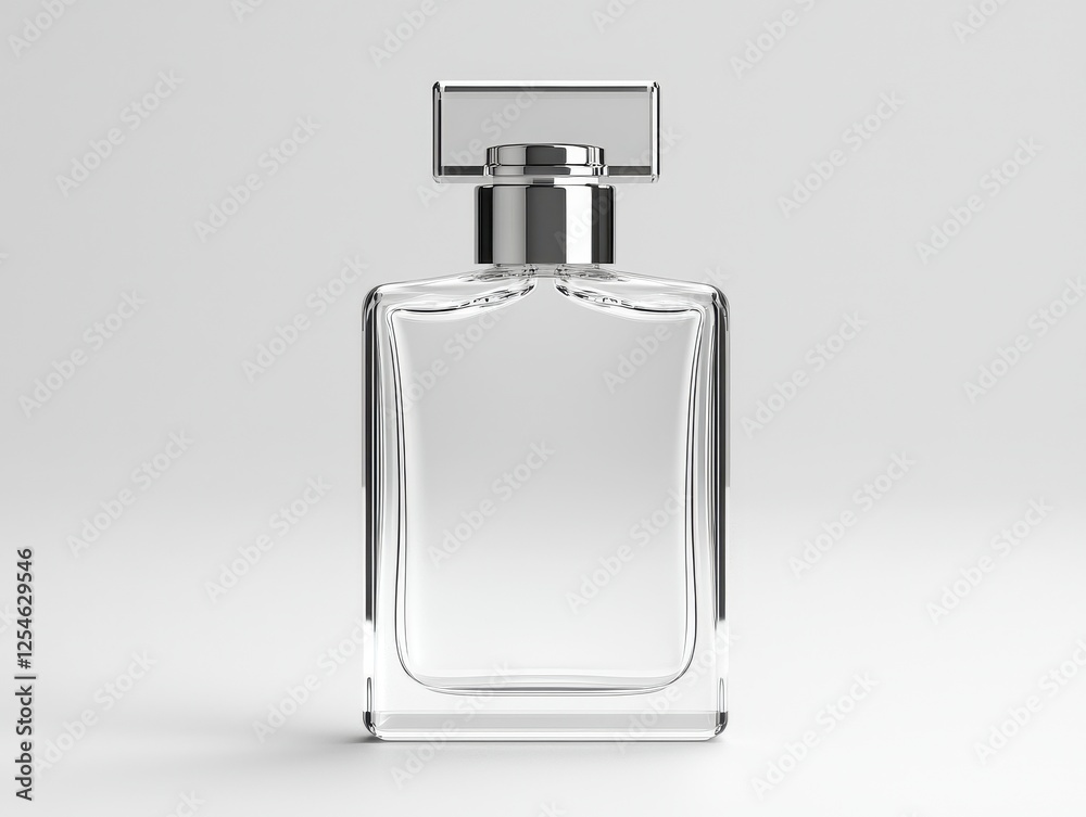 Stylish and elegant perfume bottle against a minimalistic background, perfect for luxury fragrance branding.
