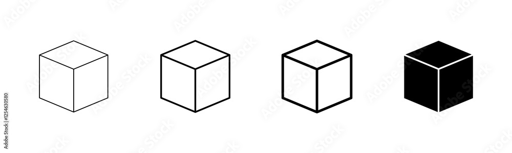 Box icon vector isolated on white background. Cardboard box, packaging open. Box vector icon Box icon vector isolated on white background. Cardboard box, packaging open. Box vector icon