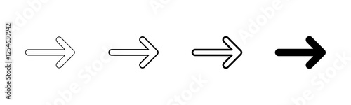 Arrow icon vector isolated on white background. Arrow symbol. Arrow vector icon