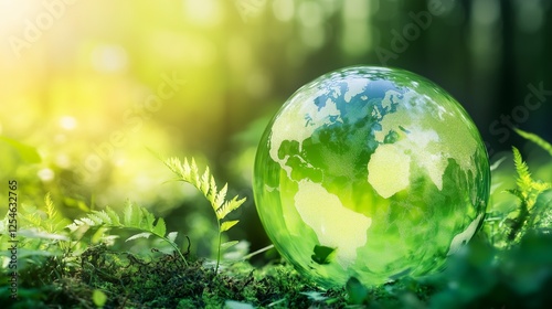 a conceptual representation of sustainability, eco-awareness, and the collective movement to protect and preserve our Earth.