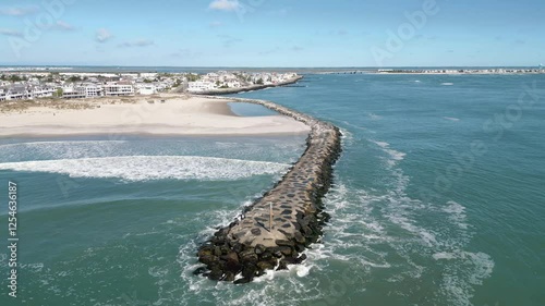 Aerial view of Avalon New Jersey at Townsends Inlet