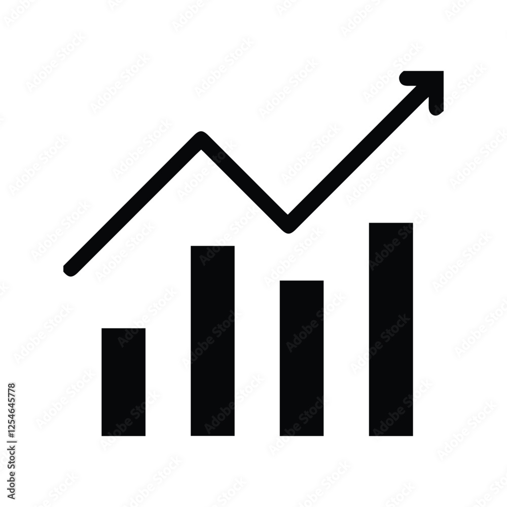 Bar Chart Icon. Rising Chart. Growth Charts For Business And Finance. Bar Chart Icon. Rising Chart. Growth Charts For Business And Finance.