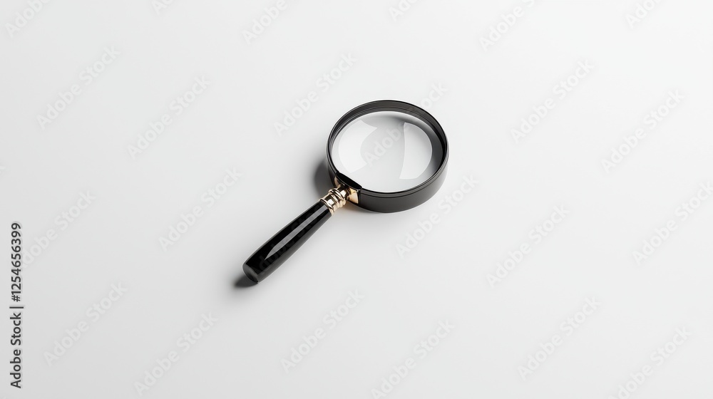 A sleek magnifying glass resting on a smooth surface, symbolizing inquiry, analysis, and attention to detail. A sleek magnifying glass resting on a smooth surface, symbolizing inquiry, analysis, and attention to detail.