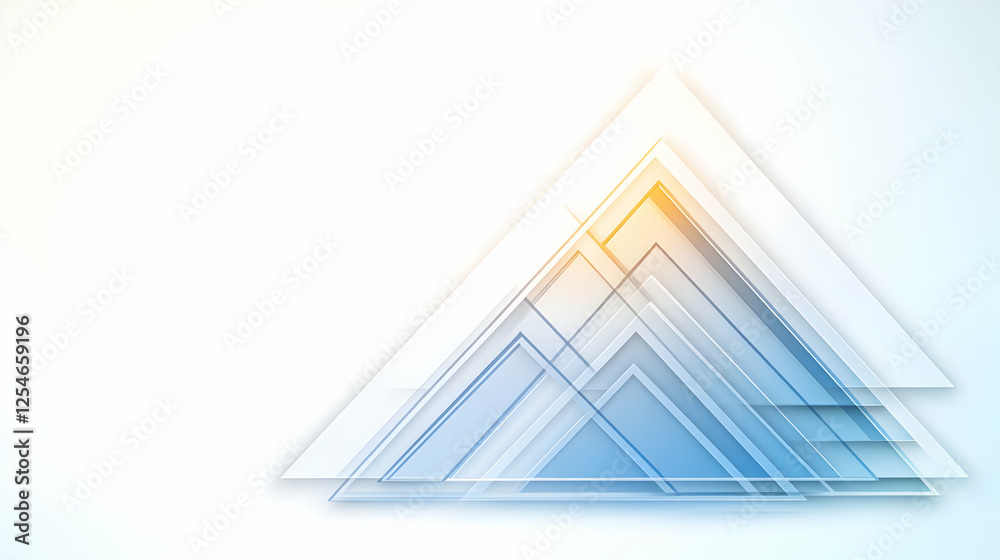Obraz premium Abstract Geometric Triangle Background Illustration