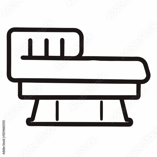 Modern office desk icon illustration vector (4)