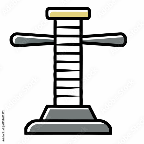 Scaffold thread icon Outline illustration of  thread vector illustration (3)