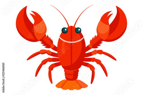 lobster isolated on white