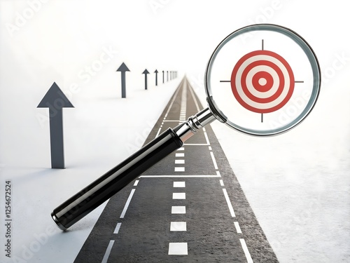 Focusing on Growth: Target Visualization on a Road to Success