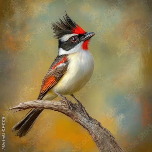 Red-crested Cardinal Bird photo
