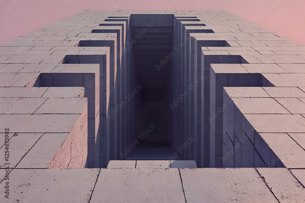 Abstract 3D Rendering of Geometric Structure