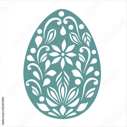 Easter egg stencil, Easter egg template, cut files, laser cut, Silhouette, Cricut, EPS