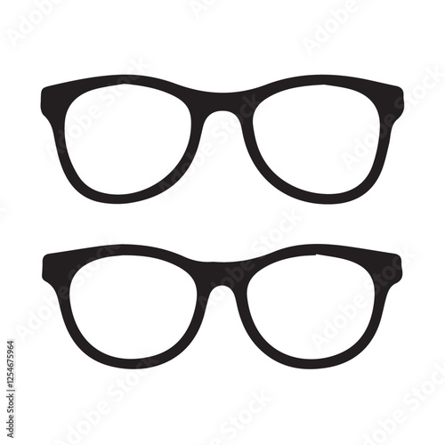 pair of sunglasses isolated on white background