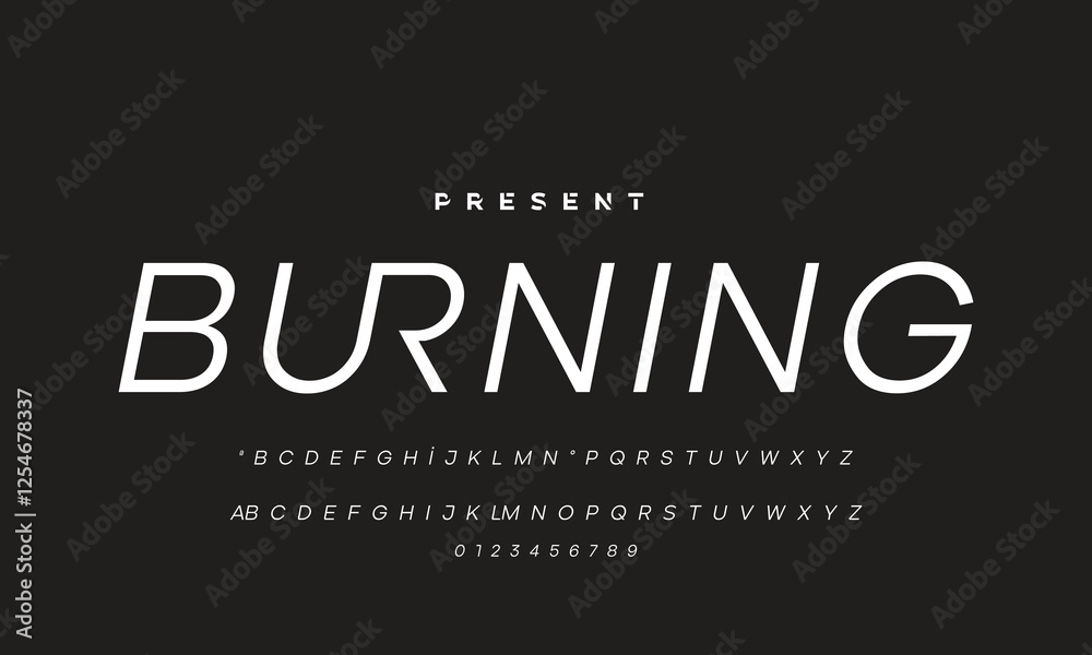 Abstract minimal future alphabet fonts. simple typography sport future creative font . vector illustrator Abstract minimal future alphabet fonts. simple typography sport future creative font . vector illustrator