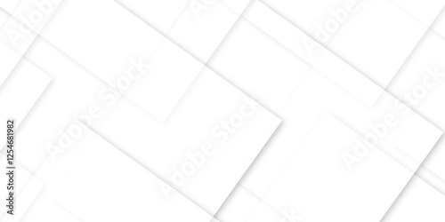 Abstract white, gray technology concept diamond triangle geometric line background. modern seamless business technology concept geometric shapes. squares and triangle with soft shadows as pattern.
