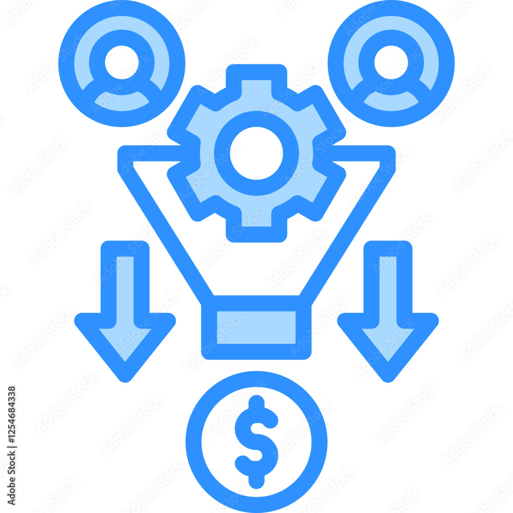 Pipeline Management Icon Pipeline Management Icon