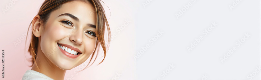 beauty girl banner skincare and cosmetic product beauty girl banner skincare and cosmetic product