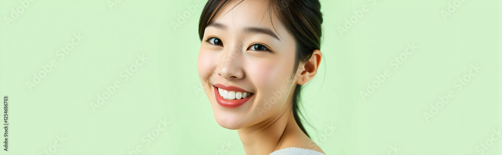 beauty girl banner skincare and cosmetic product beauty girl banner skincare and cosmetic product