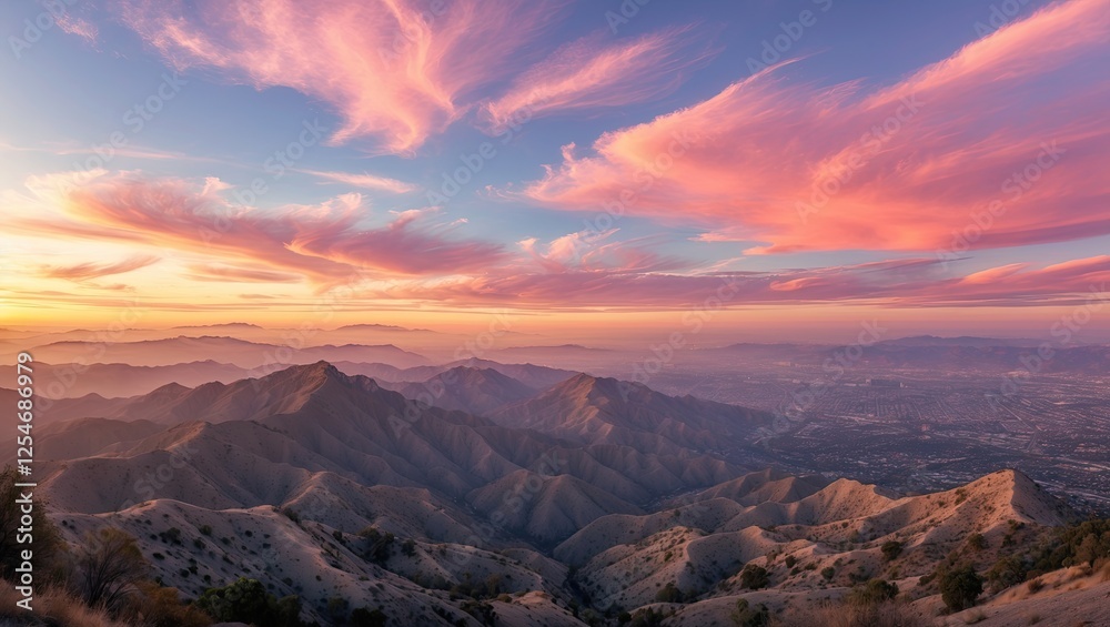 Fototapeta premium A breathtaking vertical sunrise time lapse