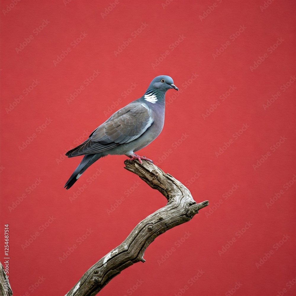 Pigeons on branch Pigeons on branch