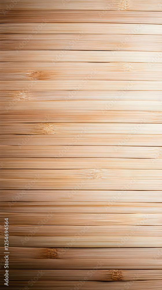 Fototapeta premium Light Brown Bamboo Wood Texture Background Illustration