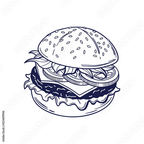fast food burger