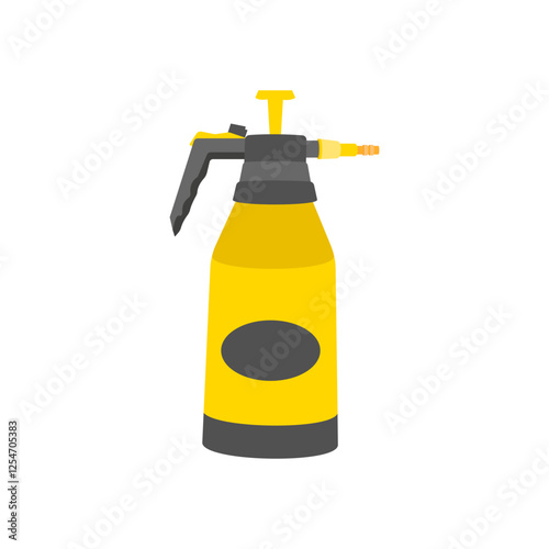 Spray Bottle, Farming Flat Vector Illustration