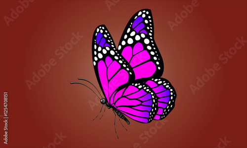 Wallpaper Mural Colorful Butterflies with Stunning Wing Patterns Torontodigital.ca
