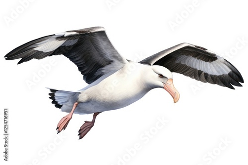 Albatross seagull animal flying. photo