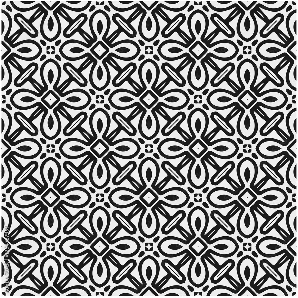 Seamless pattern with repeating abstract shapes.Black and white texture.Design element for prints, decoration, cover, textile,wallpaper, background, wrapping paper, clothing, fabric, package, cards. Seamless pattern with repeating abstract shapes.Black and white texture.Design element for prints, decoration, cover, textile,wallpaper, background, wrapping paper, clothing, fabric, package, cards.